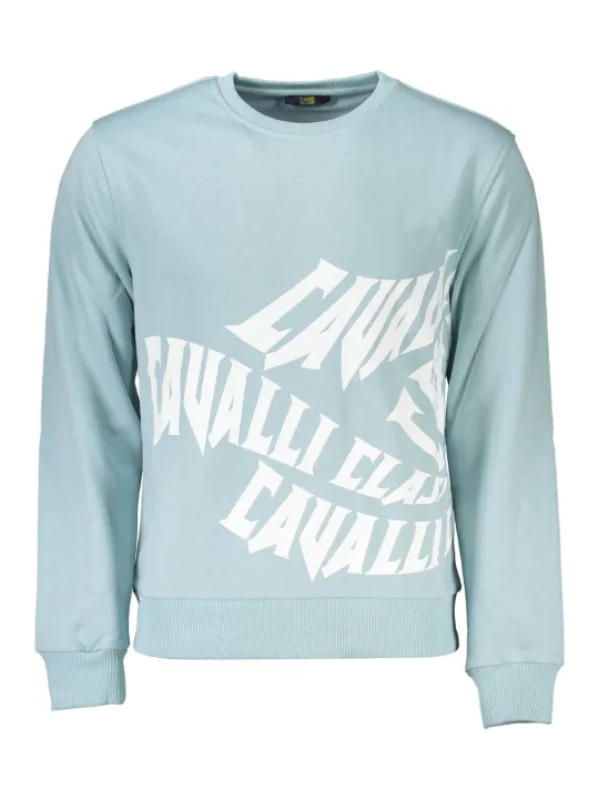"Cavalli Class Startseite im Sale | CAVALLI CLASS SWEATSHIRT OHNE REISSVERSCHLUSS HERREN HELLBLAU online kaufen"|Planet-Deluxe