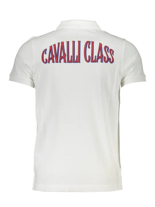 "Cavalli Class Startseite im Sale | CAVALLI CLASS POLO KURZARM HERREN WEISS online kaufen"|Planet-Deluxe