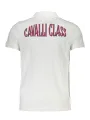 "Cavalli Class Poloshirts im Sale | Cavalli Class Eleganz Poloshirt Weiß online kaufen"|Planet-Deluxe