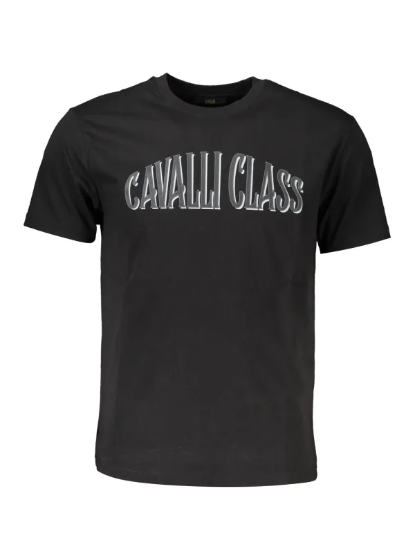 "Cavalli Class T-Shirts im Sale | Cavalli Class QXT60B-JD060_NERO_05051 Schwarz online kaufen"|Planet-Deluxe