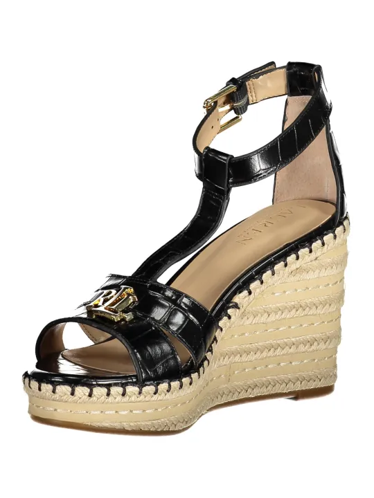 "RALPH LAUREN Startseite im Sale | RALPH LAUREN SCHUH SANDALE DAMEN SCHWARZ online kaufen"|Planet-Deluxe