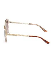 "Stylische GUESS Sonnenbrille GU7882S in Braun"