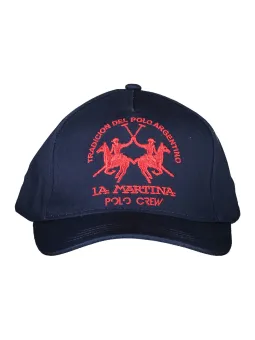 "LA MARTINA Navy Polo Cap - Stilvolle Logo-Stickerei"