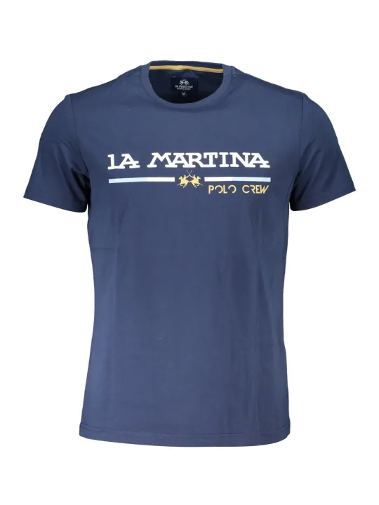 "LA MARTINA Startseite im Sale | LA MARTINA BLAUES HERREN-KURZARM-T-SHIRT online kaufen"|Planet-Deluxe