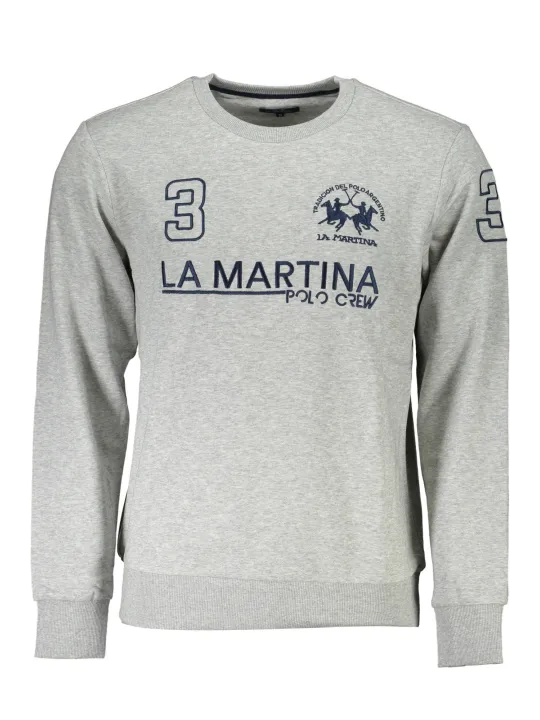 "LA MARTINA Startseite im Sale | LA MARTINA SWEATSHIRT OHNE REISSVERSCHLUSS GRAU HERREN online kaufen"|Planet-Deluxe