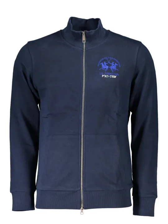 "LA MARTINA Sweatshirts im Sale | LA MARTINA HERREN-SWEATSHIRT MIT BLAUEM REISSVERSCHLUSS online kaufen"|Planet-Deluxe