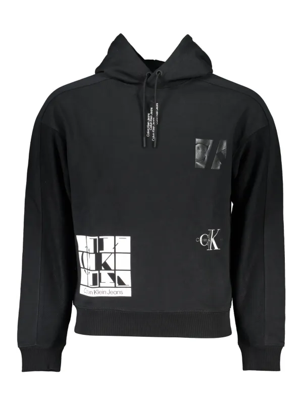 "Calvin Klein Sweatshirts im Sale | Calvin Klein Komfort Hoodie Schwarz online kaufen"|Planet-Deluxe