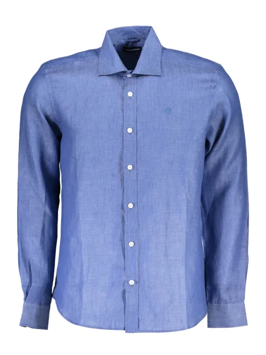 "North Sails Startseite im Sale | NORTH SAILS BLAUES HERREN LANGÄRMELIGES HEMD online kaufen"|Planet-Deluxe