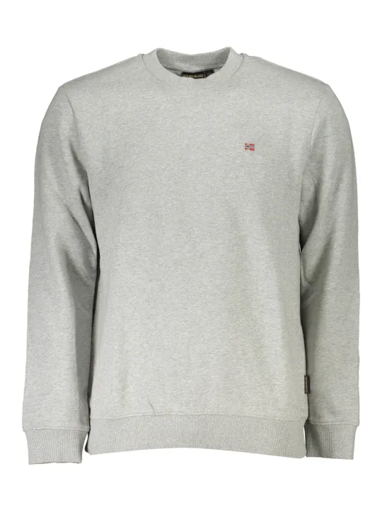 "Napapijri Startseite im Sale | NAPAPIJRI SWEATSHIRT OHNE REISSVERSCHLUSS GRAU MANN online kaufen"|Planet-Deluxe