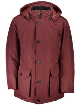 "Stylische Boss Rote Allwetterjacke - Perfekter Wetterschutz"
