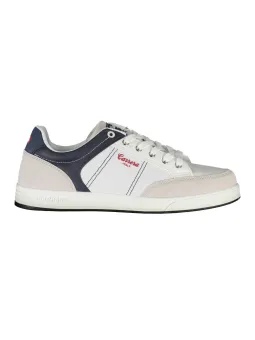 "Carrera Stil Sport Sneaker Weiß-Grau - Bequeme Eleganz"