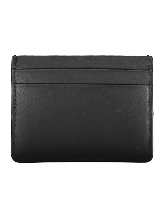"Calvin Klein Brieftaschen im Sale | Calvin Klein Leder Kartenetui Schwarz Minimalistisch online kaufen"|Planet-Deluxe