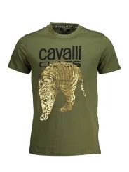 "Cavalli Class Startseite im Sale | CAVALLI CLASS T-SHIRT KURZARM HERREN GRÜN online kaufen"|Planet-Deluxe