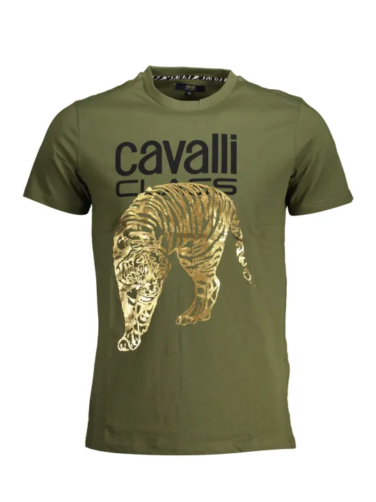"Cavalli Class Startseite im Sale | CAVALLI CLASS T-SHIRT KURZARM HERREN GRÜN online kaufen"|Planet-Deluxe