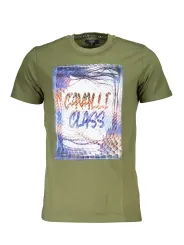 "Cavalli Class Startseite im Sale | CAVALLI CLASS T-SHIRT LANGARM KURZARM T-SHIRT MANN GRÜN online kaufen"|Planet-Deluxe