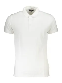 "Cavalli Class Eleganz Polo Bianco für stilvolle Herren"