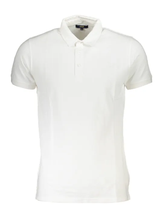 "Cavalli Class Poloshirts im Sale | Cavalli Class Herrenpolo Weiß Eleganz online kaufen"|Planet-Deluxe