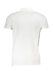 "Cavalli Class Poloshirts im Sale | Cavalli Class Herrenpolo Weiß Eleganz online kaufen"|Planet-Deluxe