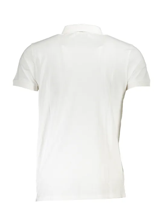 "Cavalli Class Poloshirts im Sale | Cavalli Class Herrenpolo Weiß Eleganz online kaufen"|Planet-Deluxe
