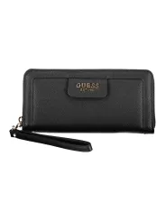 GUESS Damen Geldbörse Schwarz - 5 Fächer, Elegantes Design