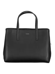 "Calvin Klein Einzelstücke & Seltenheiten im Sale | Calvin Klein Elegante Schwarze Lederhandtasche online kaufen"|Planet-Deluxe