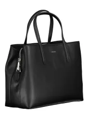"Calvin Klein Einzelstücke & Seltenheiten im Sale | Calvin Klein Elegante Schwarze Lederhandtasche online kaufen"|Planet-Deluxe