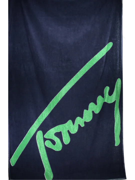 "Tommy Hilfiger Startseite im Sale | TOMMY HILFIGER MAN BLAUES STRANDTUCH online kaufen"|Planet-Deluxe