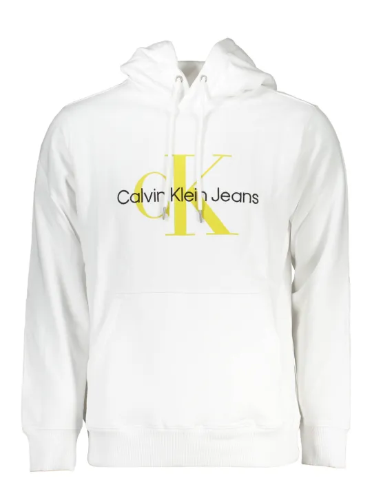 "Calvin Klein Startseite im Sale | CALVIN KLEIN WEISSES HERREN-SWEATSHIRT OHNE REISSVERSCHLUSS online kaufen"|Planet-Deluxe