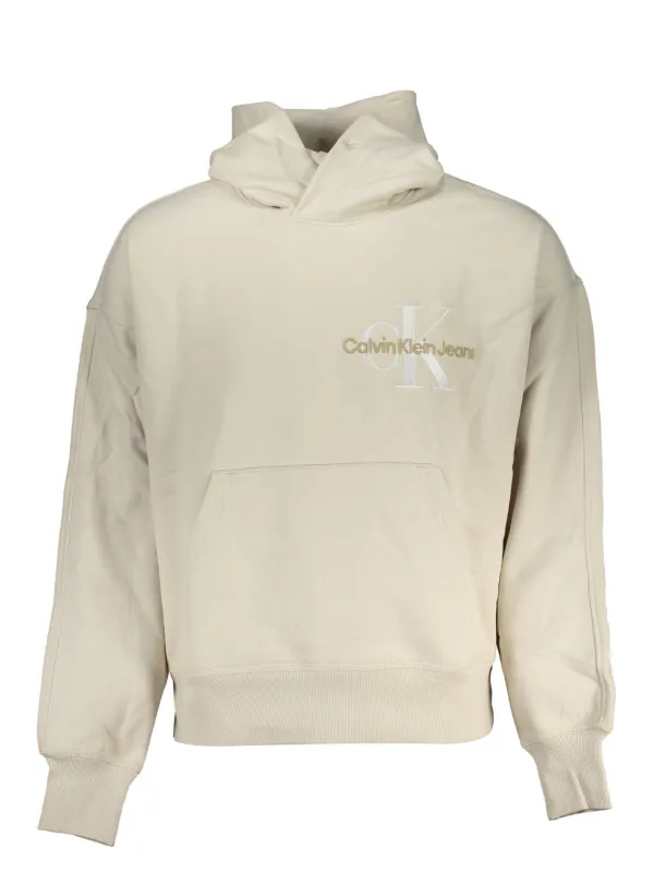 "Calvin Klein Sweatshirts im Sale | Calvin Klein Beige Kapuzenpullover Komfort & Stil online kaufen"|Planet-Deluxe