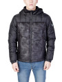 Ea7 Herren gesteppte Winterjacke grau