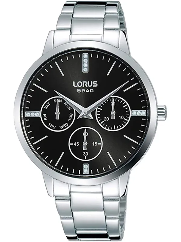 Stilvolle graue Lorus Herrenuhr Edelstahl Stilvolle graue Lorus Herrenuhr Edelstahl
