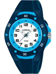 Blauer Lorus Herrenuhr mit Armband