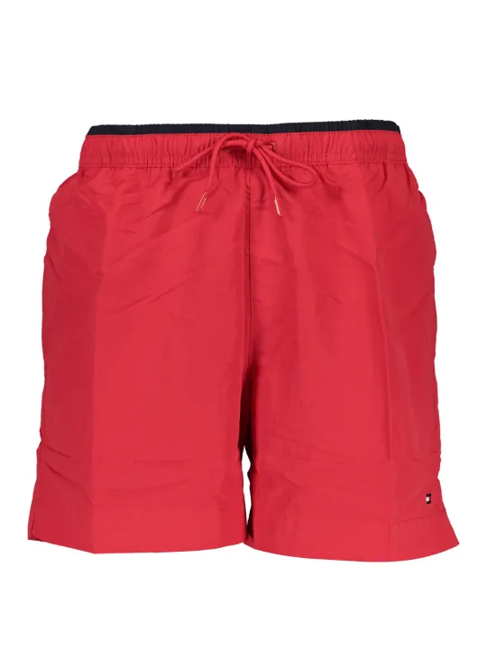 "Tommy Hilfiger Startseite im Sale | TOMMY HILFIGER BADEANZUG SEITLICH UNTEN MANN ROT online kaufen"|Planet-Deluxe