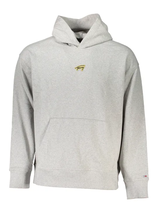 "Tommy Hilfiger Sweatshirts im Sale | TOMMY HILFIGER MAN GRAUES SWEATSHIRT OHNE REISSVERSCHLUSS online kaufen"|Planet-Deluxe