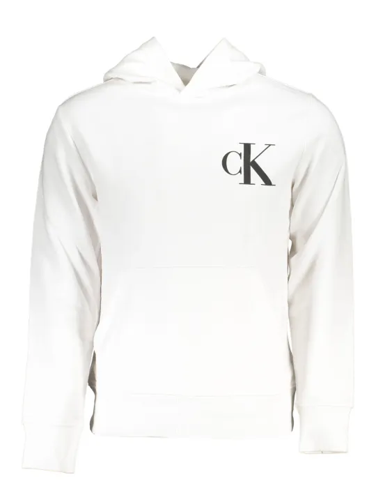 "Calvin Klein Startseite im Sale | CALVIN KLEIN WEISSES SWEATSHIRT FÜR HERREN MIT REISSVERSCHLUSS online kaufen"|Planet-Deluxe
