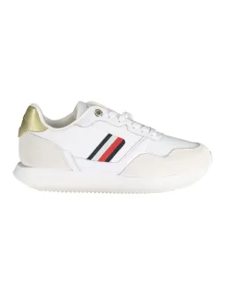 Tommy Hilfiger Weiß-Gold Sneaker: Stil & Komfort vereint