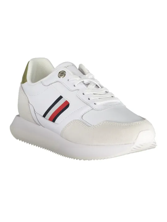 "Tommy Hilfiger Sneakers im Sale | Tommy Hilfiger Weiß-Gold Sneaker online kaufen"|Planet-Deluxe