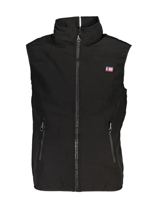 "SCUOLA NAUTICA Jacken im Sale | Nautica Softshell Weste Black online kaufen"|Planet-Deluxe