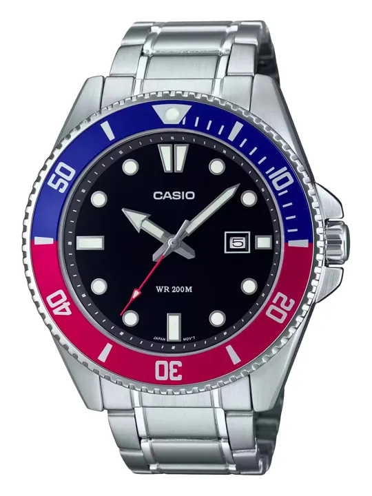 Casio MDV-107D-1A3 Taucheruhr Grau