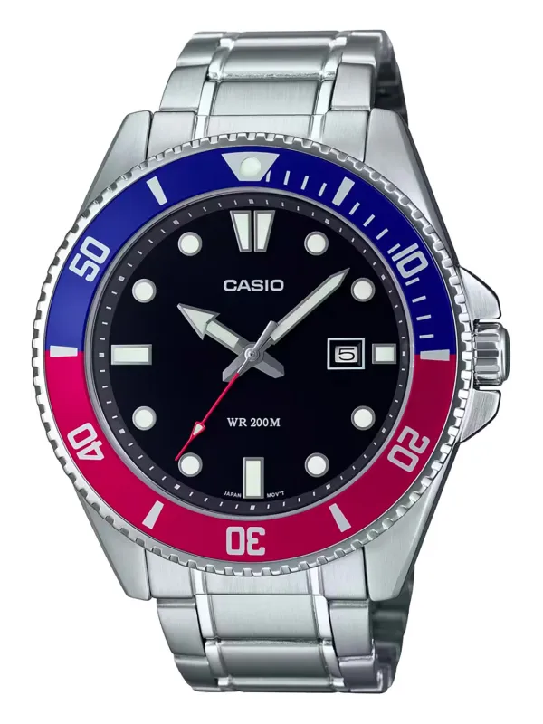 Casio MDV-107D-1A3 Taucheruhr Grau