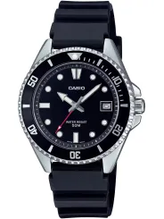 Schwarze Casio Taucheruhr mit Lünette