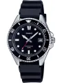 Schwarze Casio Taucheruhr mit Lünette