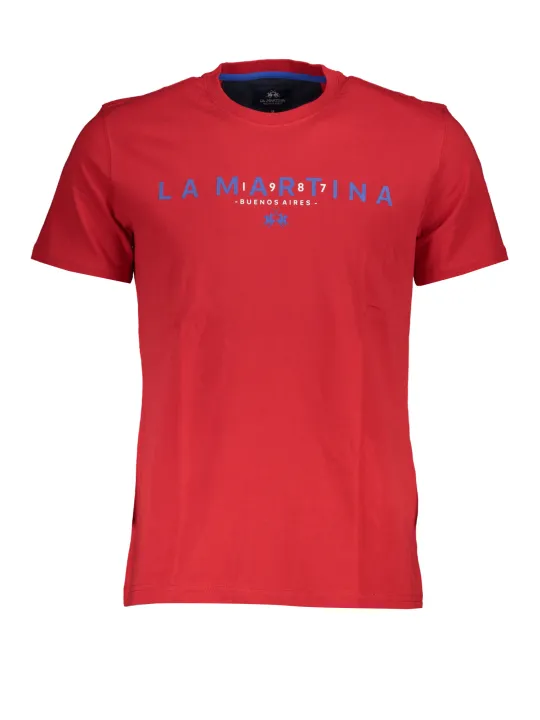 "LA MARTINA Startseite im Sale | LA MARTINA HERREN-KURZARM-T-SHIRT ROT online kaufen"|Planet-Deluxe