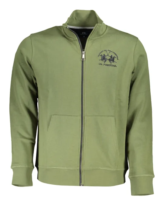 "LA MARTINA Startseite im Sale | LA MARTINA HERREN-SWEATSHIRT MIT GRÜNEM ZIP online kaufen"|Planet-Deluxe