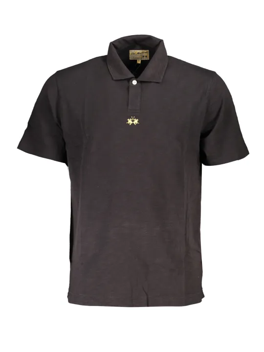 "LA MARTINA Startseite im Sale | LA MARTINA SCHWARZES KURZÄRMELIGES POLOSHIRT FÜR HERREN online kaufen"|Planet-Deluxe