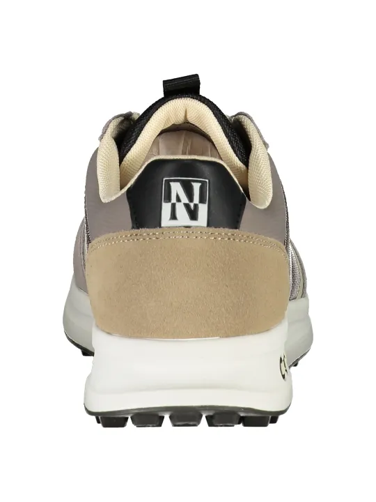 "NAPAPIJRI SHOES Sneakers im Sale | Kontrast Print Sneakers mit Logo und Schnürsenkeln online kaufen"|Planet-Deluxe