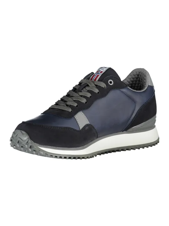 "NAPAPIJRI Urban Sneaker: Stilvolle Grau-Schwarz Sneakers"