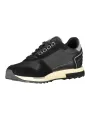 "Napapijri Virtus: Elegante Schwarze Ledersneaker"