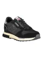 "Napapijri Virtus: Elegante Schwarze Ledersneaker"