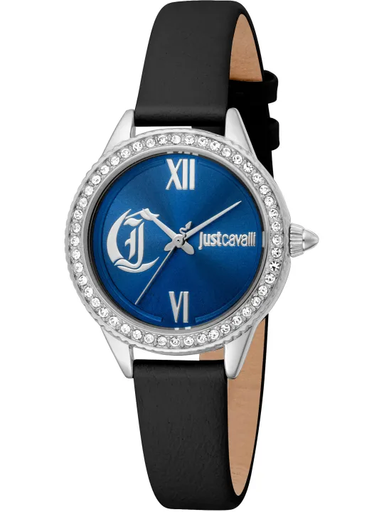 Elegante Just Cavalli Uhr Schwarz